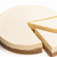 Cheesecake · Classic cheesecake with a rich, dense, smooth, and creamy consistency.