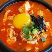 Oyster Tofu Soup · Choose level of spice non spicy, mild, medium, or hot.