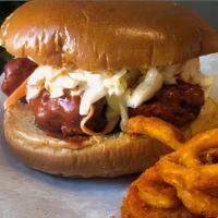 Hot Chicken Sandwich · comes with fries