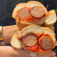 Large Sausage · Italian Sausage and Homemade Marinara Sauce