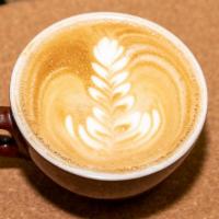 El Pino Latte · Double shot of espresso with our rosemary, spices and chamomile syrup and 10 oz of your choi...