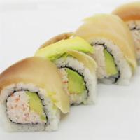 Albacore Roll (8Pcs) · California Roll Topped with Albacore and Avocado