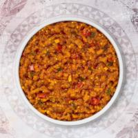 Baingan Bharta · North Indian style eggplant cooked in onion and tomato gravy with aromatic Indian spices.