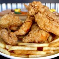 5 Piece Chicken Tenders (3 Sauces) + Fries · Our Fried Chicken Tenders are crispy on the outside and juicy on the inside and include a sa...