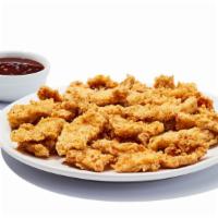 Chicken Breast Strips · Boneless chicken breaded and tossed with your choice of sauce and dressing. 540-920 cal