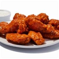 Hooters Original Style Wings · Breaded wings with your choice of sauce and dressing. 1400-1800 cal | lite ranch or bleu che...