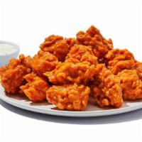 Boneless Wings · Chicken battered and breaded with your choice of sauce. 62 cal./wing, sauce adds 0-38 cal./w...