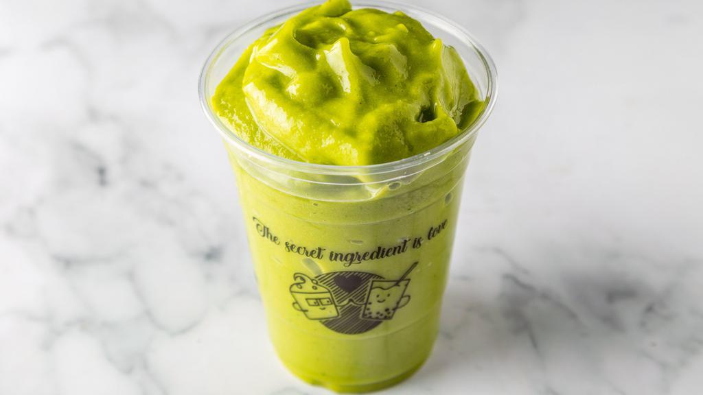Green & Lean Smoothie · A blend of Mango, Pineapple, Peach, Spinach & Peach pair juice. No sugar added. Vegan. Gluten free. 100% fruit and veggie.