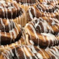 Cinnamon Rolls · Cinnamon rolls, twists, bear claws, apple fritters, carrot cake, filled croissants, chocolat...