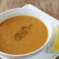 Lentil Soup · Prepared the authentic Turkish way, red lentils and cooked in a delectable vegetable broth w...
