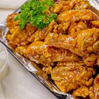 Sweet & Spicy Chicken · Popular. Original fried chicken tossed with sweet and spicy sauce. Our batter mix and breade...