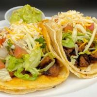 One Dozen Soft Tacos · One dozen soft shell tacos. These are not the small tacos. Our tacos come Fully Loaded (pico...