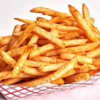 Seasoned Fries · crisp, thin-cut french fries coated in our delicious signature blend of spices