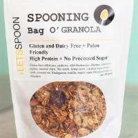 Bag O’ Granola · Gluten free, organic home made granola.