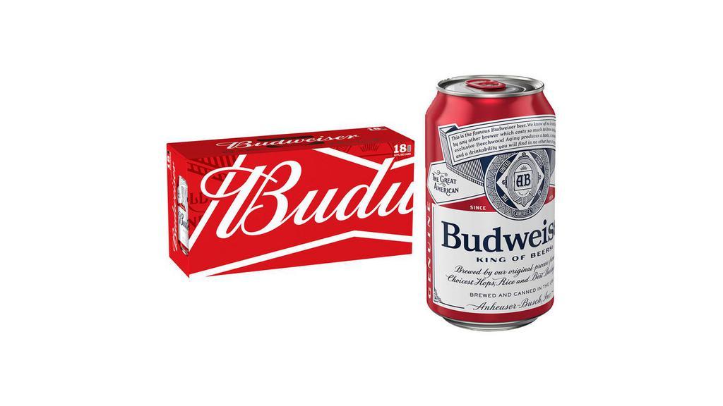 Budweiser 18 Pack Can 12 Oz · 12 oz