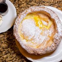 The Dutch Baby · Same as our German pancake but a little smaller (allow 20 minutes).