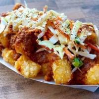 The Love Boat · Fries or tots, Haus chili, and haus slaw.