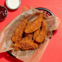 25 Chicken Tenders · 25 jumbo, buttermilk herb marinated, double hand-breaded chicken tenders with tangy coleslaw...