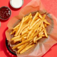 French Fries · Crispy golden french fries with seasoning salt.
