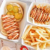 Combo #3 · 1 Chicken Taco/1 Chicken sandwich/fries/soda