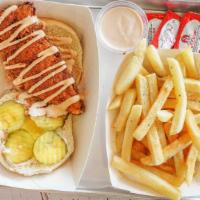 Combo #1 · 1 Chicken sandwich/fries/drink