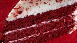 Red Velvet Cake · A red-hued chocolate layer cake, filled and iced with a smooth cream cheese frosting, finish...