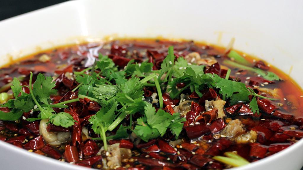 Spicy Boiled Frog · 水煮牛蛙