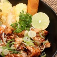 Chicken Teriyaki Bowl · SteamedRice Tempura Chicken