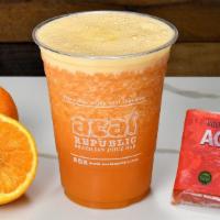 Acerola Oj · Orange juice, acerola, agave.