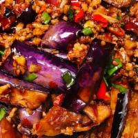 Eggplant With Garlic Sauce (Hot And Spicy) - 鱼香茄子 · Hot and spicy.
