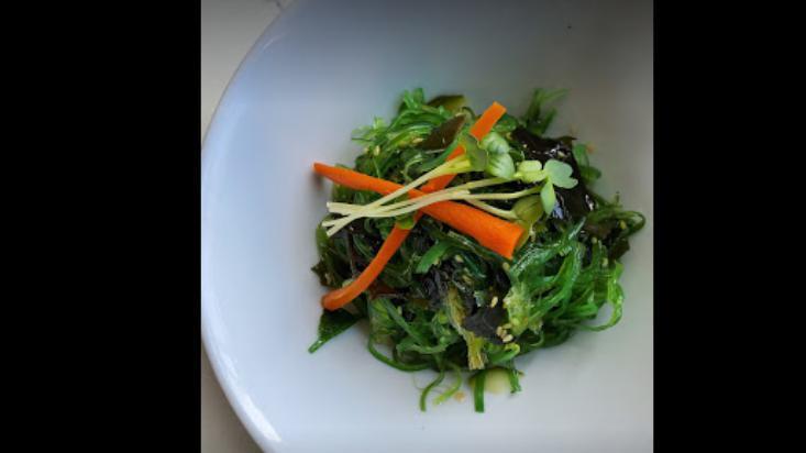 Seaweed Salad · Yamagobo and sprouts…ponzu.