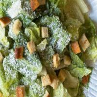 Caesar Salad · Lettuce, croutons, parmesan, and caesar dressing.