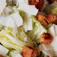 Caesar Salad · Romaine lettuce, croutons, and parmesan cheese with caesar dressing.