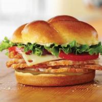 Turkey Classic · Choice of smoked or roasted honey baked turkey breast topped with swiss cheese, lettuce, tom...