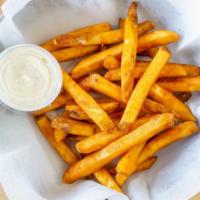 Seasoned Fries With Ranch Dressing · 