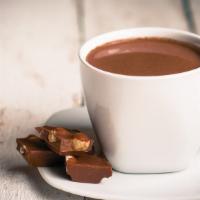 Hot Chocolate · Creamy, steamed milk with rich chocolatey syrup.