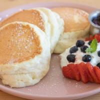 Berry Good Cloud · Cloud Pancakes / Fresh Berries / Homemade Whipped Cream / Berry Compote