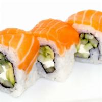 Special Philadelphia Roll · In: cream cheese, avocado and cucumber. Out: salmon.
