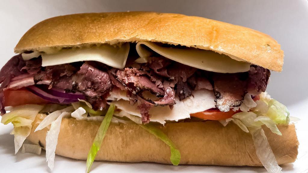 Roast Beef And Cheese · Oven roasted lean roast beef topped off with cheese.