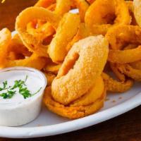 Onion Rings · Hand breaded onion rings. Always made fresh.