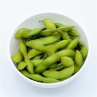 Edamame · Salted boiled soybeans.