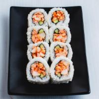 Spicy Scallop Roll · IN: Spicy Scallop, Cucumber;  . OUT: Sesame