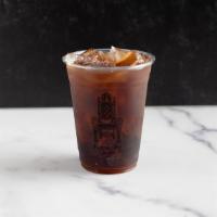 Cold Brew · Iced coffee that is brewed cold for 20 hours using our signature Fire blend.