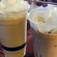 Vanilla Latte Shake · Our vanilla bean with 2 shots of our house espresso beans.