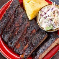 Bbq Plate  · BBQ Plate - Smaller meat portions, cowboy cornbread, choice of one side