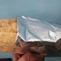 Chile Verde Burrito · A 12