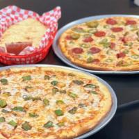 Bundle #1 · 2 large  2 topping pizzas  and 8pc breadsticks