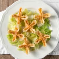 Cream Cheese Wonton (6 Pc) · Crispy wonton filled with cream cheese And crab meat