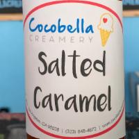 Salted Caramel Sauce (Fragile Glass Jar) · 10oz jar of our housemade salted caramel sauce. A perfect topping for your vegan ice cream!