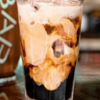 Cold Brew · Vanilla bean cold brewed cooee, ice and frothed milk.
